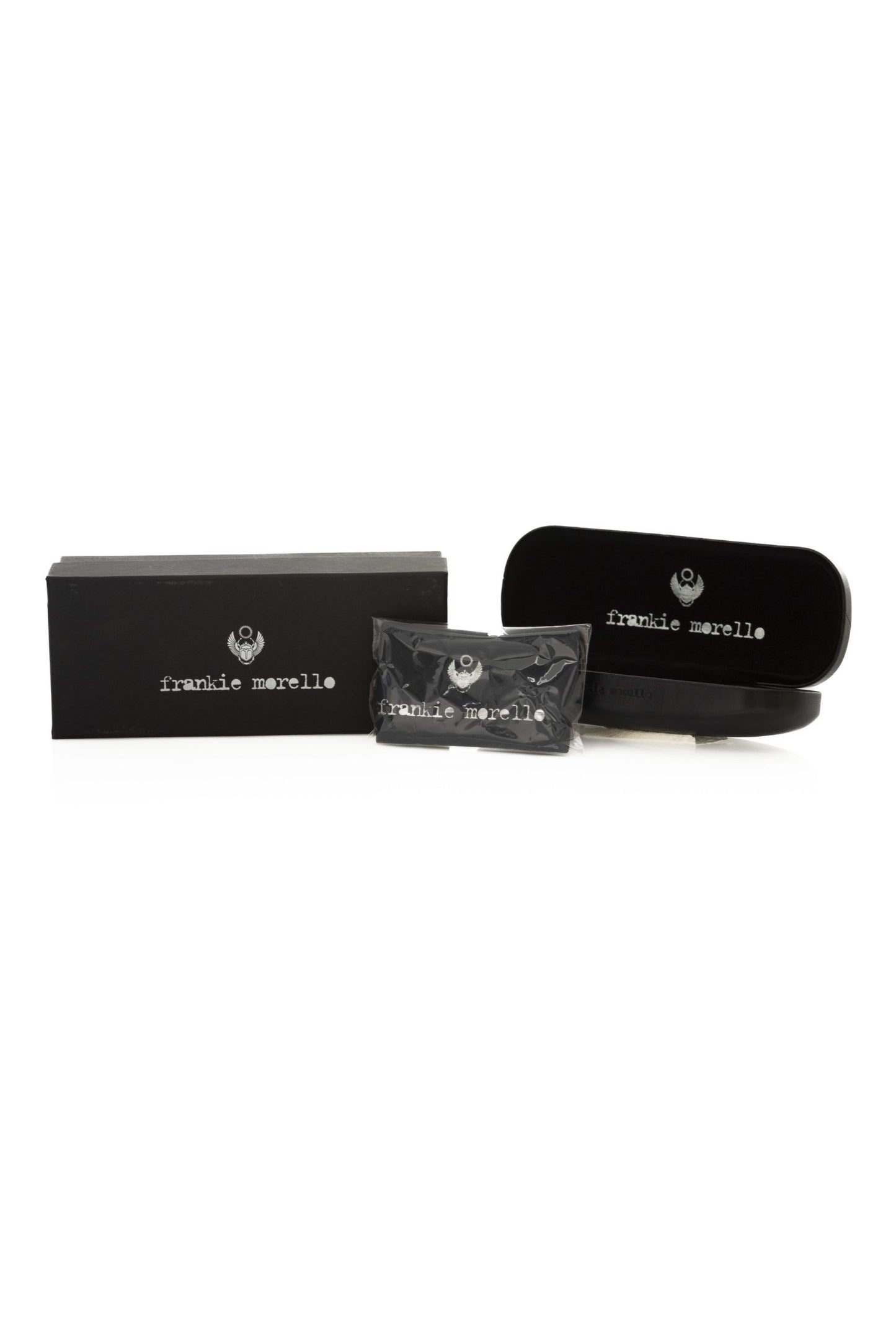 Frankie Morello Silver Metallic Men's Sunglasses