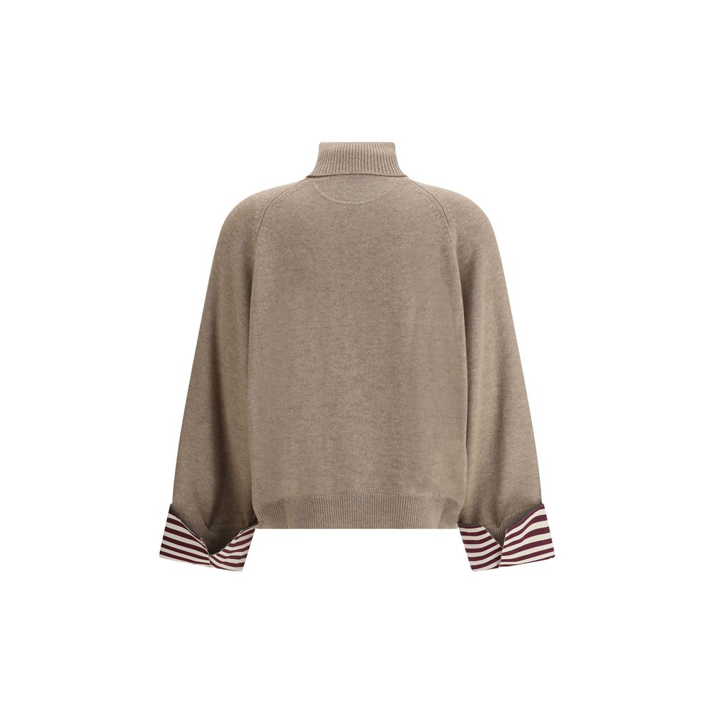 Brunello Cucinelli Beige Cashmere Cashmere Sweater