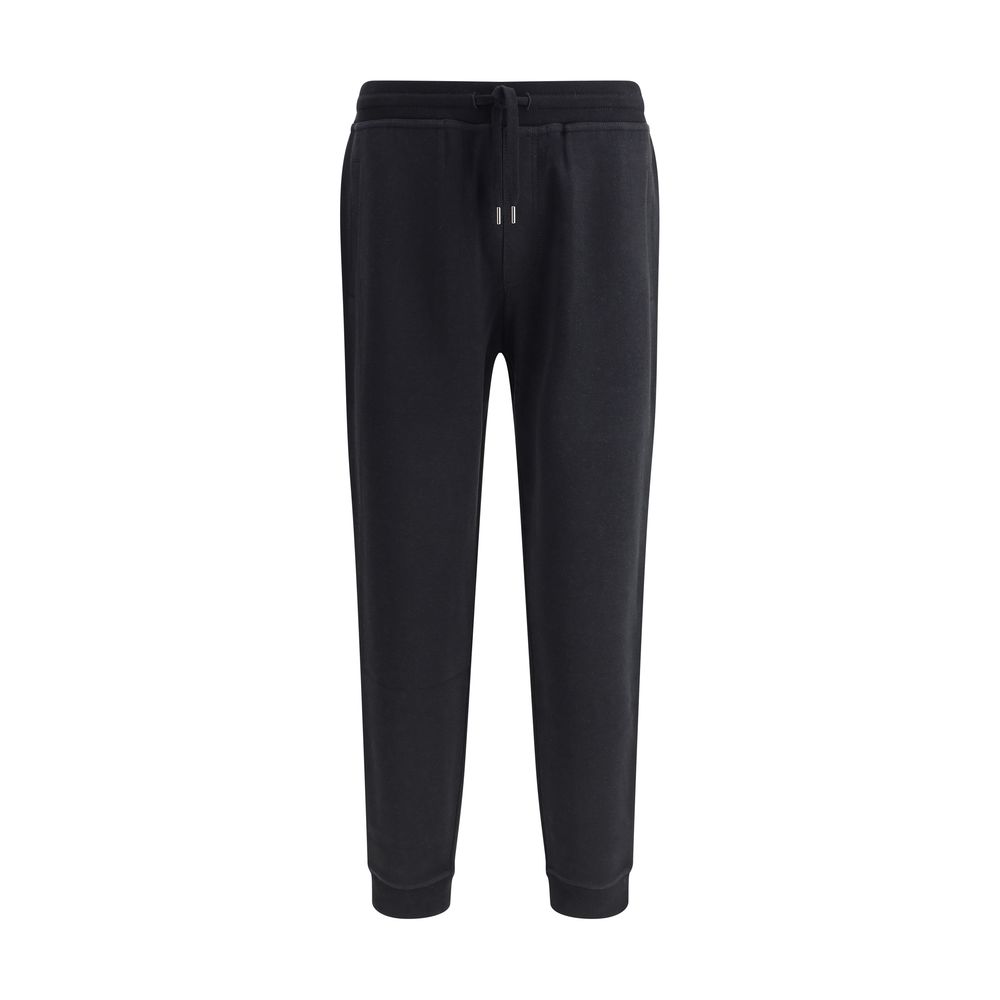 Brunello Cucinelli Black Cotton Joggers (Workout Pants)