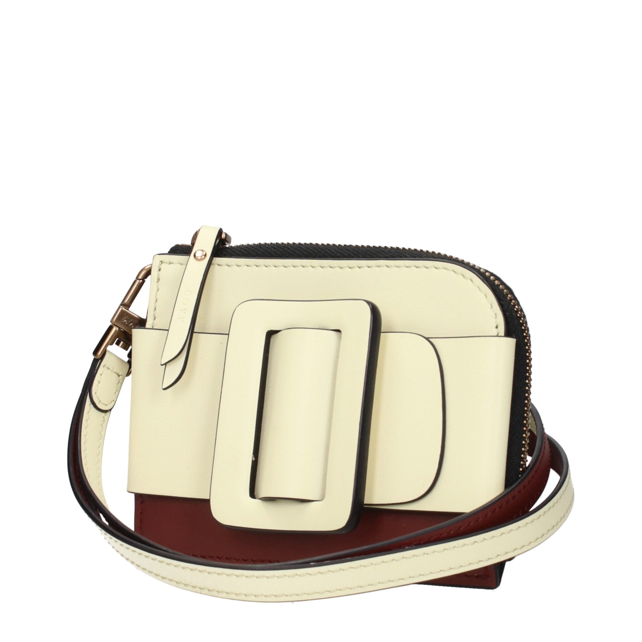 Boyy Beige Leather Cardholder