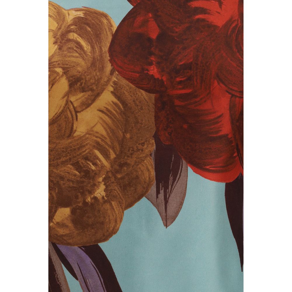 La Double J Multicolor Silk Casual Dress