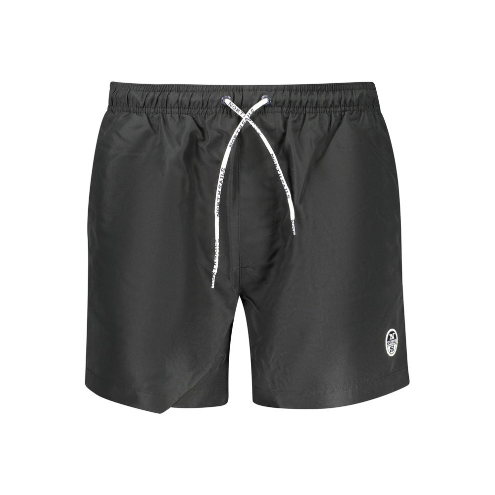 North Sails Black Polyester Men's Swim Boxer