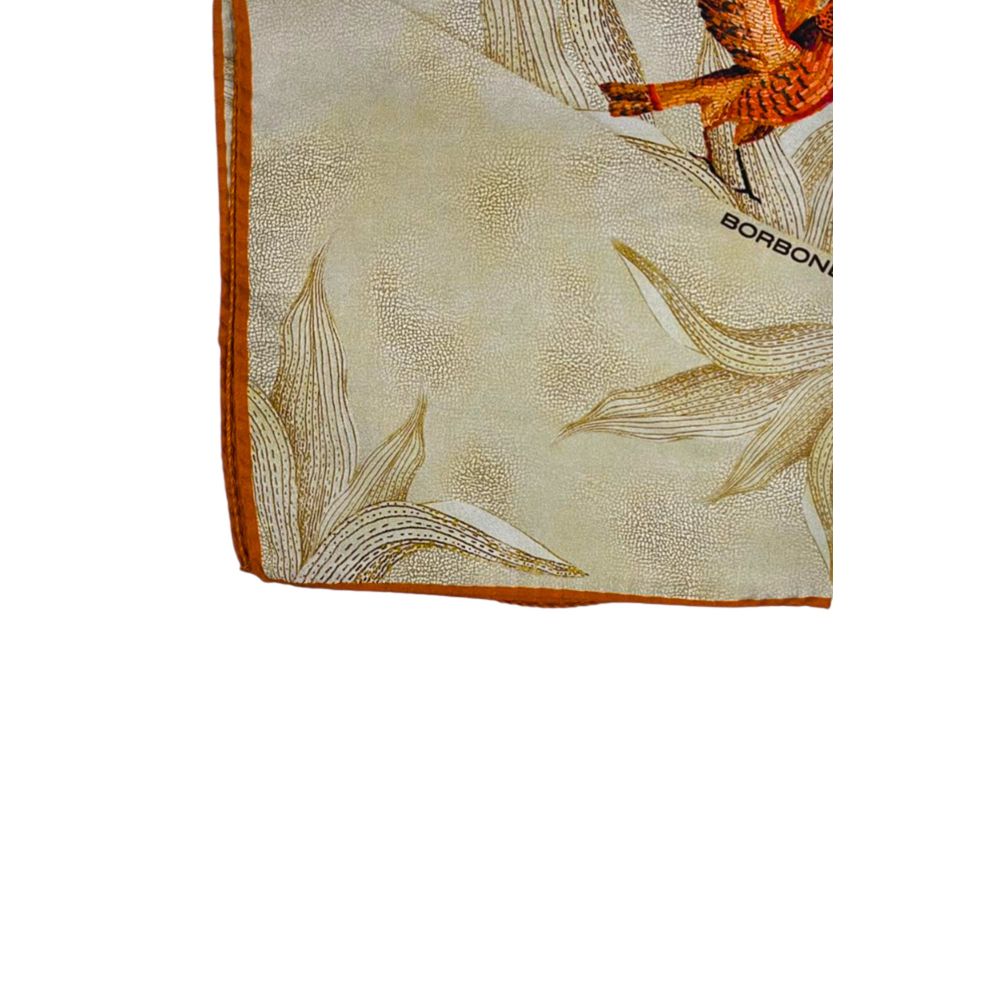 Borbonese Beige Silk Women Scarf