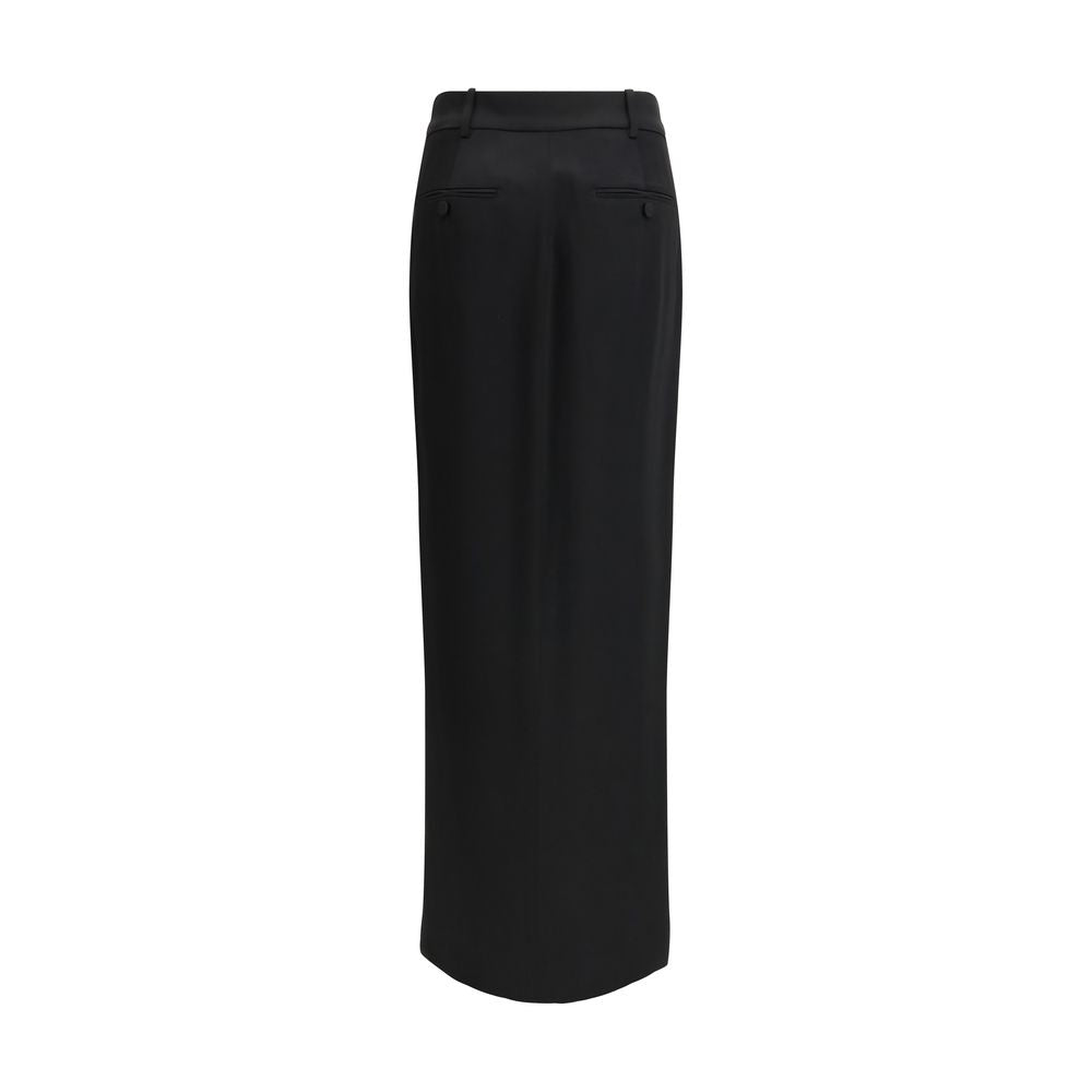 Tom Ford Black Acetate Long Skirt