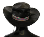 Costume National Black Wide Brim Cowboy Solid Hat