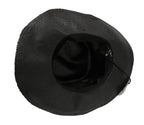 Costume National Black Wide Brim Cowboy Solid Hat