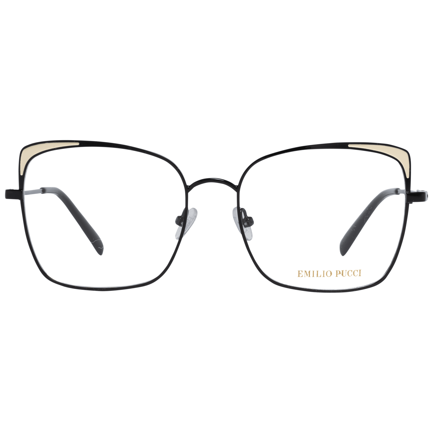 Emilio Pucci Black Metal Glasses (Frames)