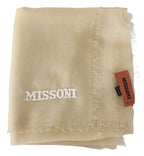 Missoni Beige Cashmere Unisex Neck Scarf