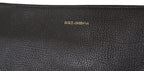 Dolce & Gabbana Black Exotic Leather Shoulder Sling Alta Sartoria Bag