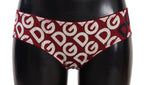 Dolce & Gabbana Multicolor DG Logo Print Slip Bottom Underwear