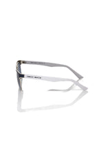 Frankie Morello Black Metallic Fiber Men's Sunglass