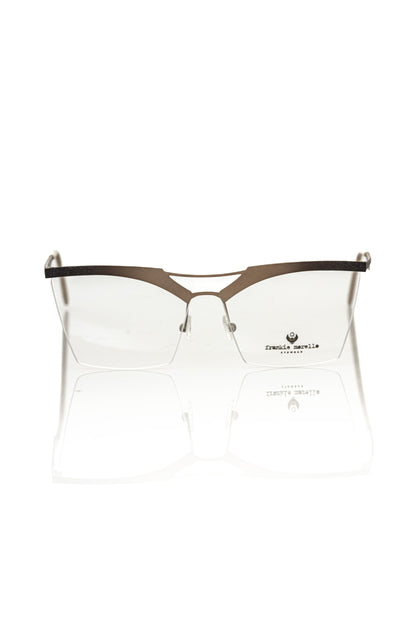 Frankie Morello Gold Metallic Women's Eyeglass Frame