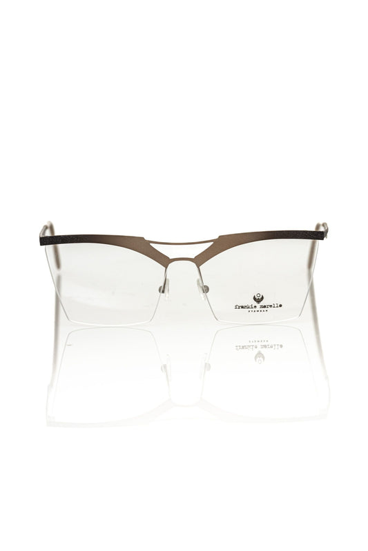 Frankie Morello Gold Metallic Women's Eyeglass Frame