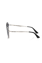 Frankie Morello Black Metallic Fiber Women's Sunglasses