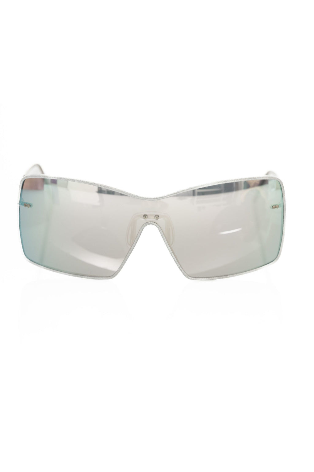 Frankie Morello Silver Metallic Women's Sunglasses Shield