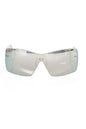 Frankie Morello Silver Metallic Women's Sunglasses Shield