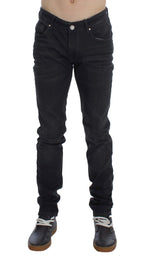 Acht Gray Cotton Stretch Slim Fit Jeans