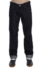 Acht Blue Cotton Regular Straight Fit Jeans