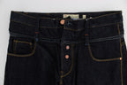 Acht Blue Cotton Regular Straight Fit Jeans