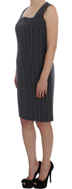 BENCIVENGA Gray Stretch Suit Sheath Dress & Blazer Set