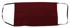 Dolce & Gabbana Maroon Silk Pleated Elastic Ear Strap One Size Face Mask