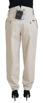 Dolce & Gabbana Beige Cotton Women Cargo Pants
