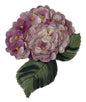 Dolce & Gabbana Purple Floral Gold Tone Brass Women Brooch
