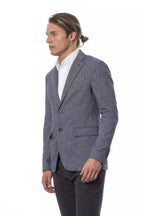 Verri Blue Polyester Blazer