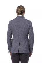 Verri Blue Polyester Blazer
