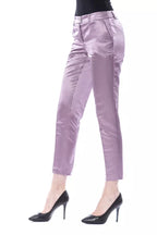 BYBLOS Purple Cotton Women's Pant