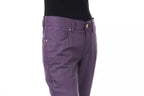 BYBLOS Purple Cotton Women's Pants