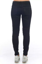 Frankie Morello Black Cotton Pant