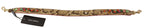 Dolce & Gabbana Beige Exotic Leather Crystals Shoulder Strap
