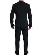 Dolce & Gabbana Black 2 Piece Double Breasted SICILIA Suit