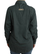 Cavalli Gray button down shirt