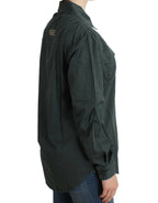 Cavalli Gray button down shirt