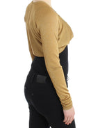 Cavalli Gold embellished gold shrug