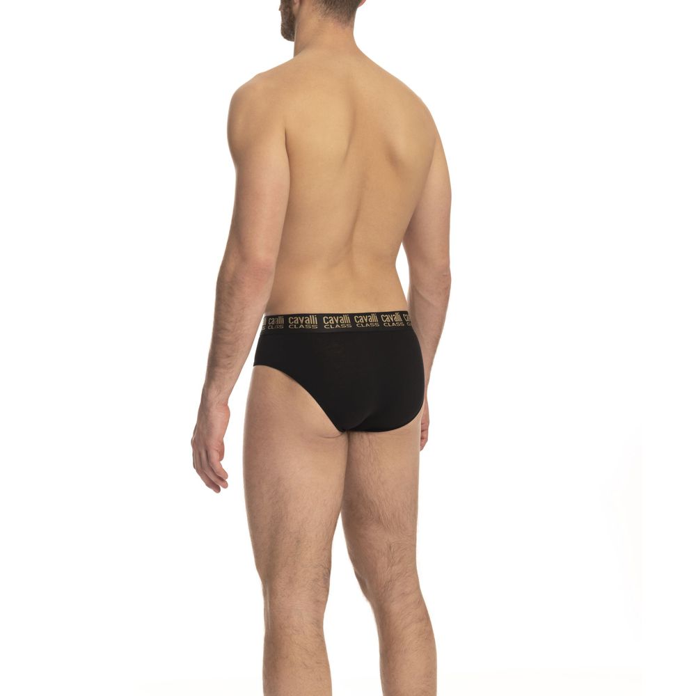 Cavalli Class Black Cotton Boxer