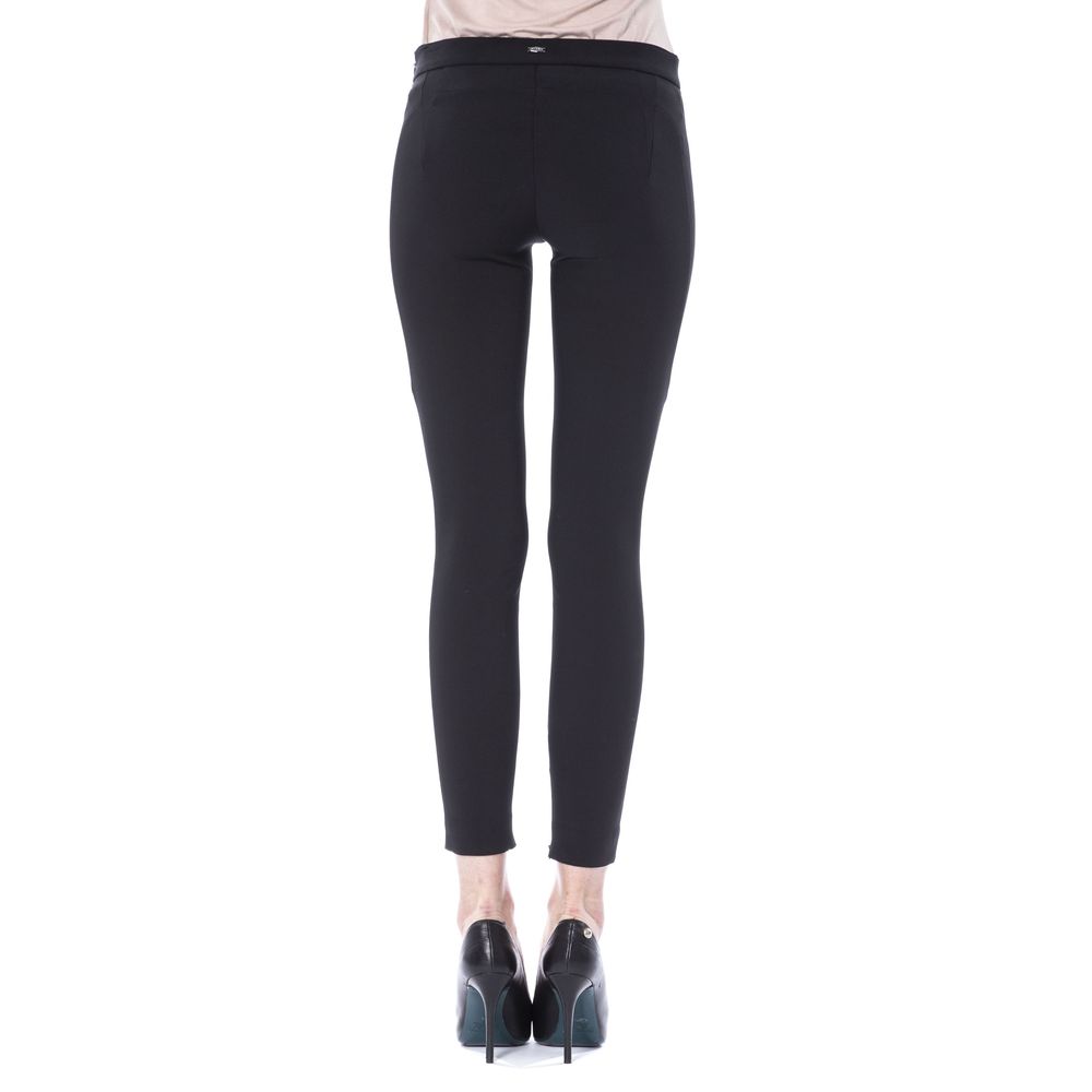 BYBLOS Black Polyester Women Skinny Pant