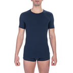 Bikkembergs Blue Cotton Men's T-Shirt Twin Pack