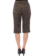 Dolce & Gabbana Multicolor Wool Shorts Pants