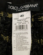 Dolce & Gabbana Black fabric shorts pants