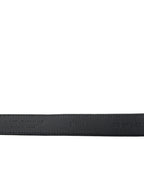 Dolce & Gabbana Blue Suede Leather Gold Metal Buckle Belt