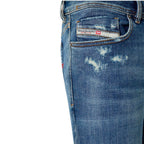 Diesel Blue Cotton Jeans Denim