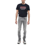 Diesel Gray Cotton Jeans Denim