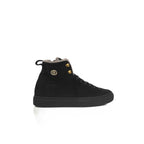 Cerruti 1881 Black Cowhide Women High Sneaker