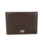 Cavalli Class Brown Calfskin Men Card Holder