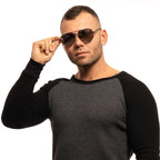 Guess Gray Men Sunglass