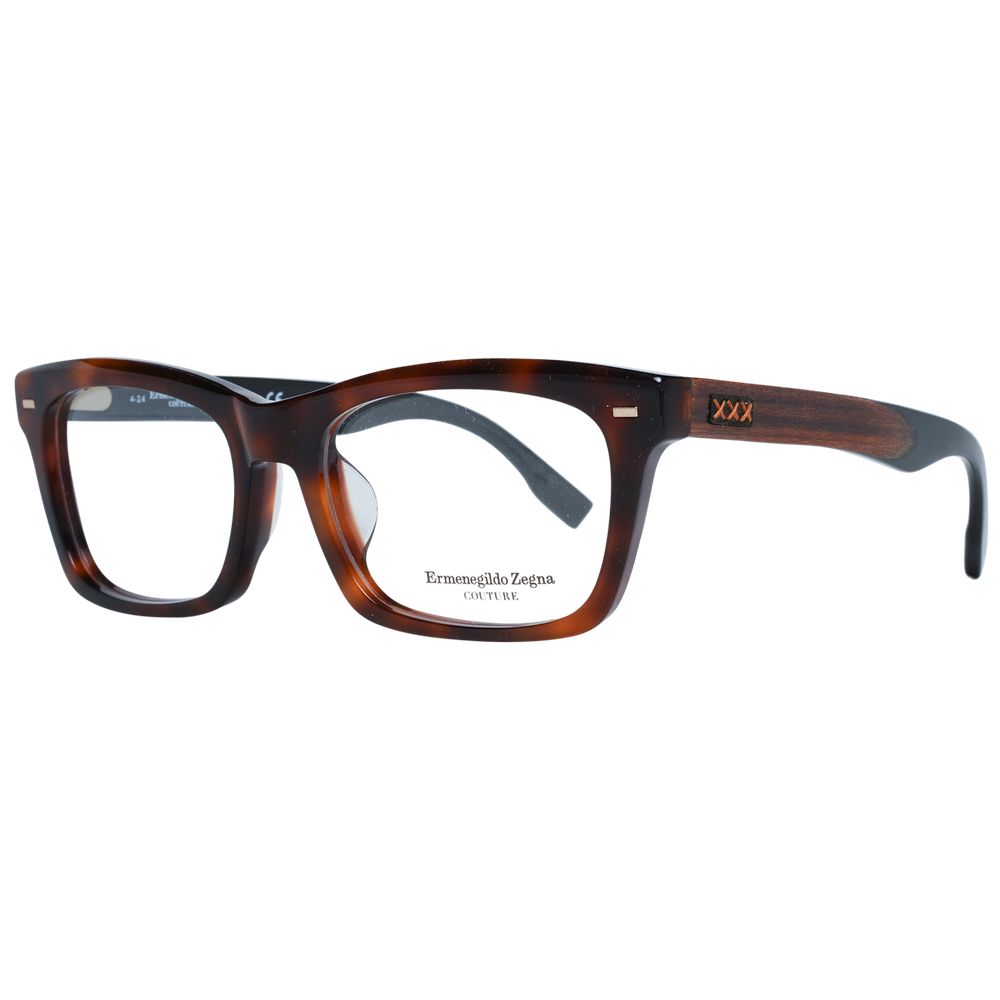 Ermenegildo Zegna Brown Acetate, Wood & Horn Glasses (Frames)