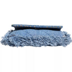 Chanel Denim Mood Flap Micro Logo Printed Fringed Shoulder Bag